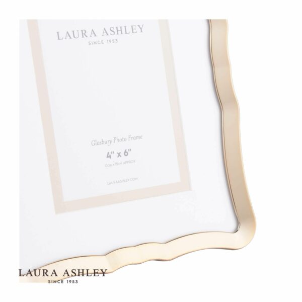 laura ashley glasbury photo frame gold effect 4x6 inch - Stillorgan Decor