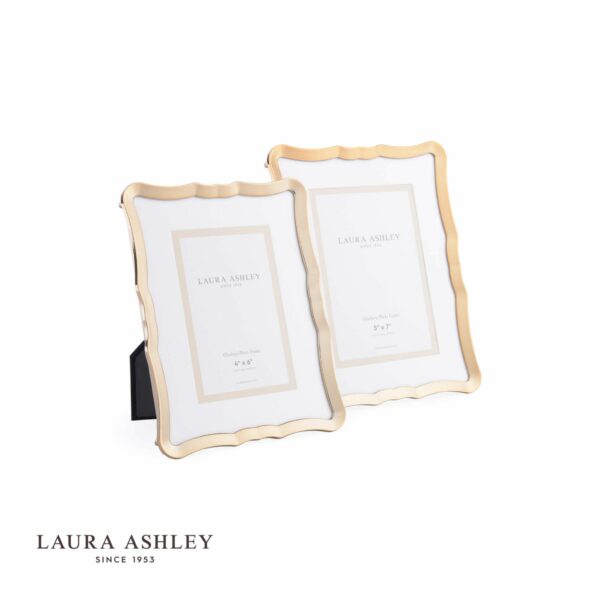 laura ashley glasbury photo frame gold effect 5x7 inch - Stillorgan Decor