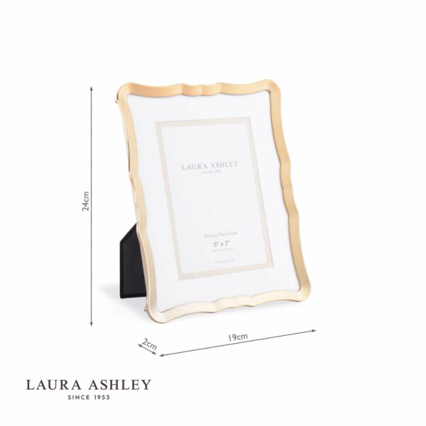 laura ashley glasbury photo frame gold effect 5x7 inch - Stillorgan Decor