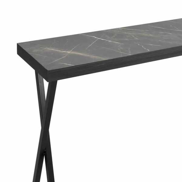data console table dark marble effect - Stillorgan Decor