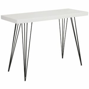 leland console table gloss white top - Stillorgan Decor
