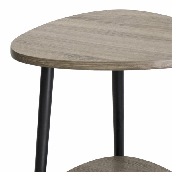 vigo side table with shelf oak style effect - Stillorgan Decor