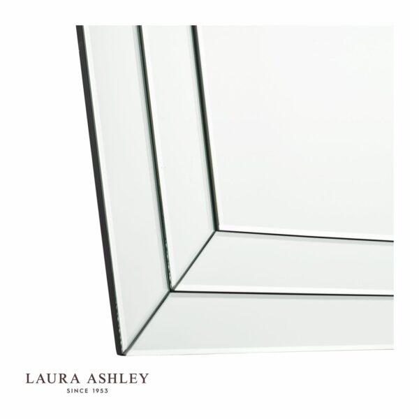 laura ashley duchess rectangle mirror 90 x 78cm - Stillorgan Decor