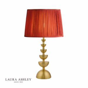 laura ashley eleonore table lamp aged brass inc hemsley shade - Stillorgan Decor