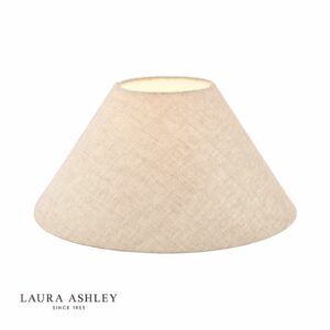 laura ashley bray shade natural linen 30cm/12 inch - Stillorgan Decor