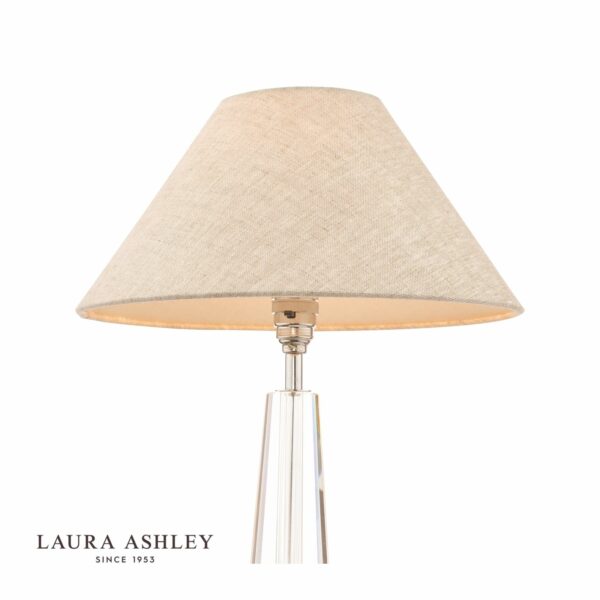 laura ashley bray shade natural linen 30cm/12 inch - Stillorgan Decor