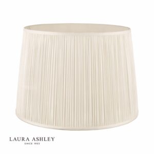 laura ashley hemsley silk shade cream 40.5cm/16 inch - Stillorgan Decor