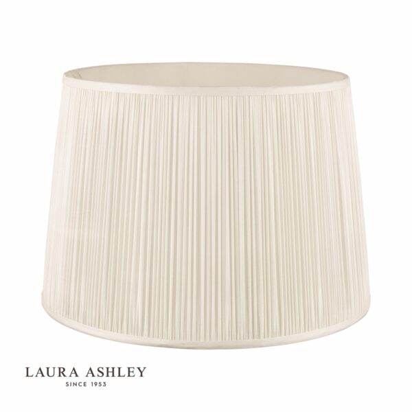 laura ashley hemsley silk shade cream 40.5cm/16 inch - Stillorgan Decor