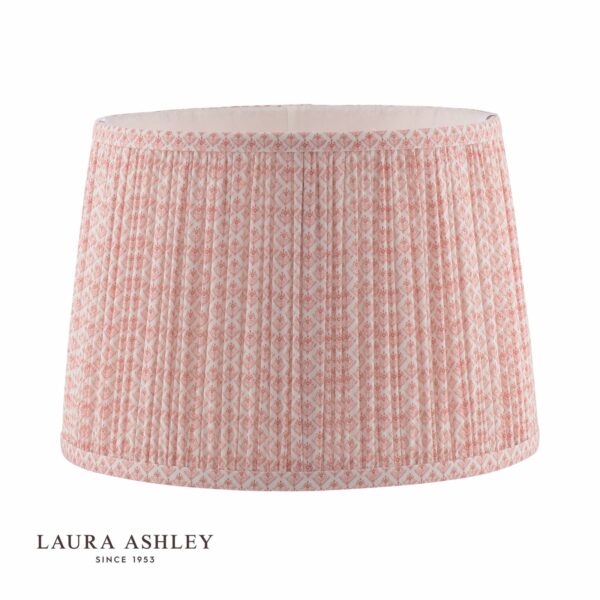 laura ashley gwendolen pink pattern cotton shade 30.5cm/12 inch - Stillorgan Decor