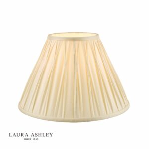 laura ashley fenn silk empire drum shade ivory 30cm/12 inch - Stillorgan Decor