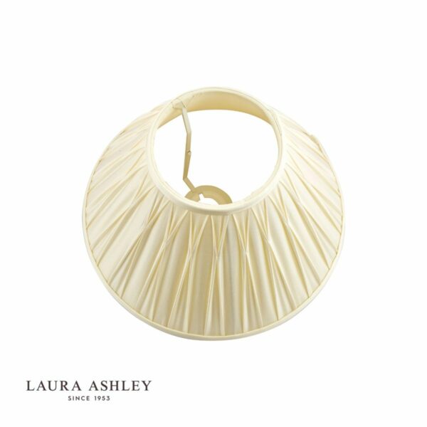 laura ashley fenn silk empire drum shade ivory 40cm/16 inch - Stillorgan Decor