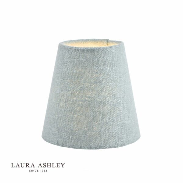 laura ashley bacall linen empire drum shade duck egg blue 12.5cm/5 inch - Stillorgan Decor