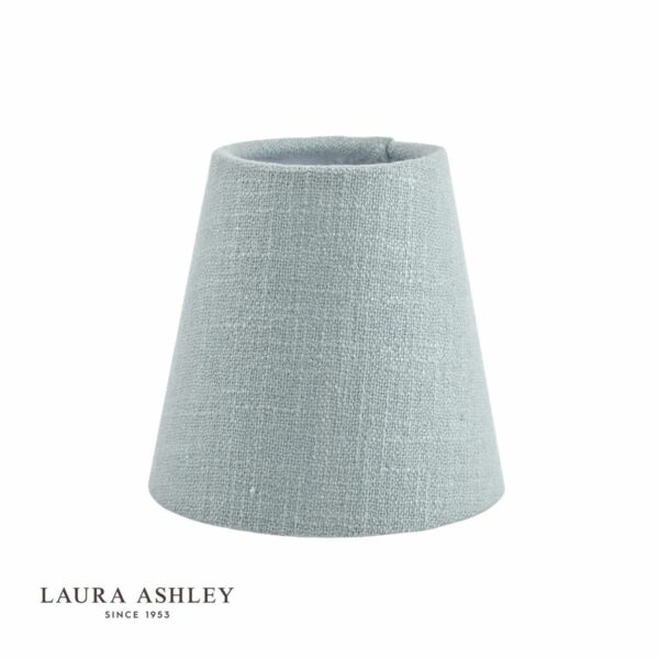 laura ashley bacall linen empire drum shade duck egg blue 12.5cm/5 inch - Stillorgan Decor