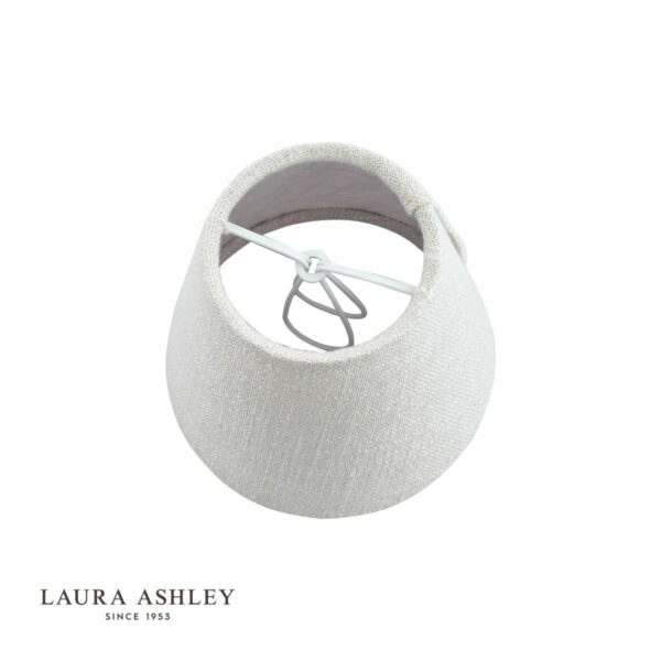 laura ashley bacall linen empire drum shade silver 12.5cm/5 inch - Stillorgan Decor