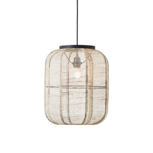 natural linen medium pendant - Stillorgan Decor