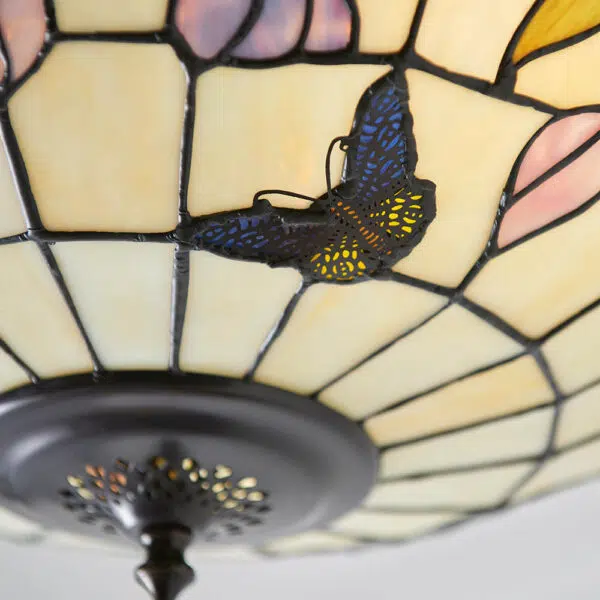 tiffany butterfly large inverted 3lt pendant - Stillorgan Decor