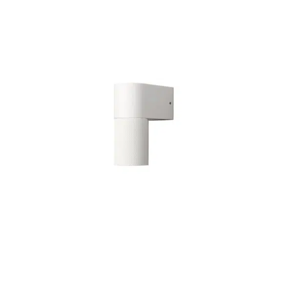 modern downward textured cylinder wall light white - Stillorgan Decor