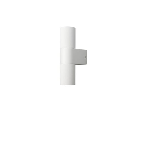 modern up and down textured wall light white - Stillorgan Decor