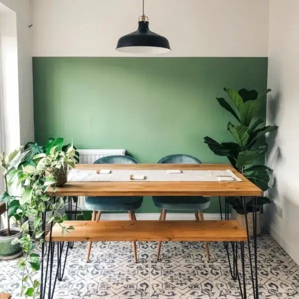 Breakfast Room Green Farrow And Ball - Stillorgan Decor