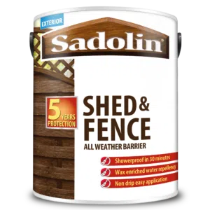 sadolin- shed & fence 5lt *clearance* - Stillorgan Decor