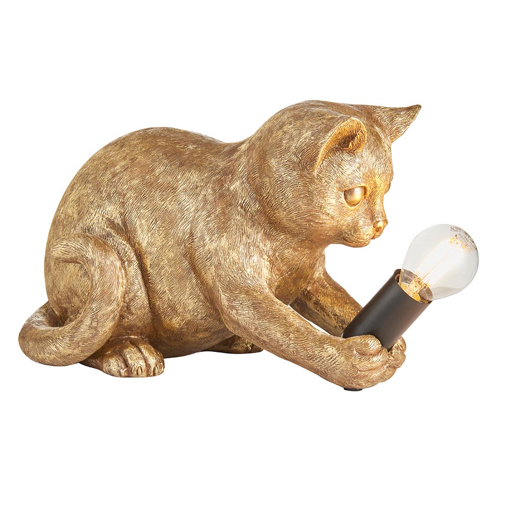 kitten table lamp vintage gold 1 AUTO-DRAFT - Stillorgan Decor
