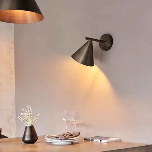 modern warm antique brass wall light (Copy) - Stillorgan Decor