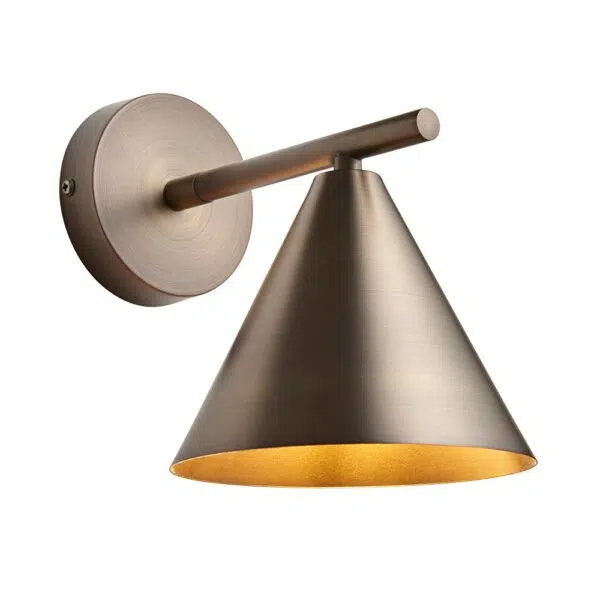 modern warm antique brass wall light (Copy) - Stillorgan Decor