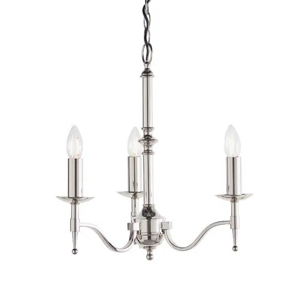 impressive 5 light polished nickel chandelier ceiling light (Copy) - Stillorgan Decor