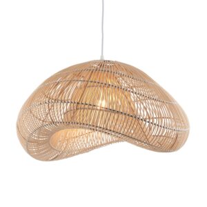 cloud shaped hand woven rattan easyfit shade (shade only) - Stillorgan Decor