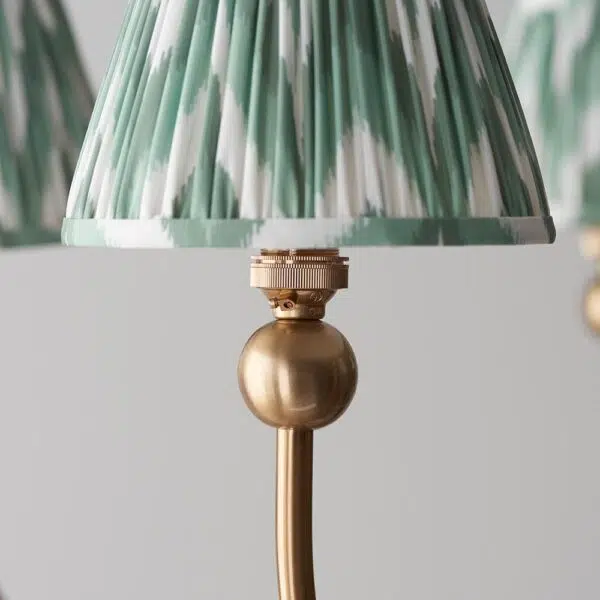 elegant 5 light curved arm classic pendant brushed aged brass - Stillorgan Decor