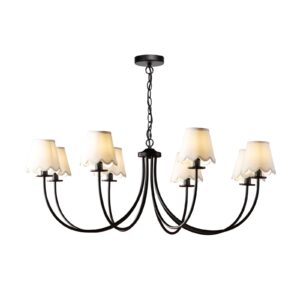 versatile black 8 light chandelier with multi shades (Copy) - Stillorgan Decor