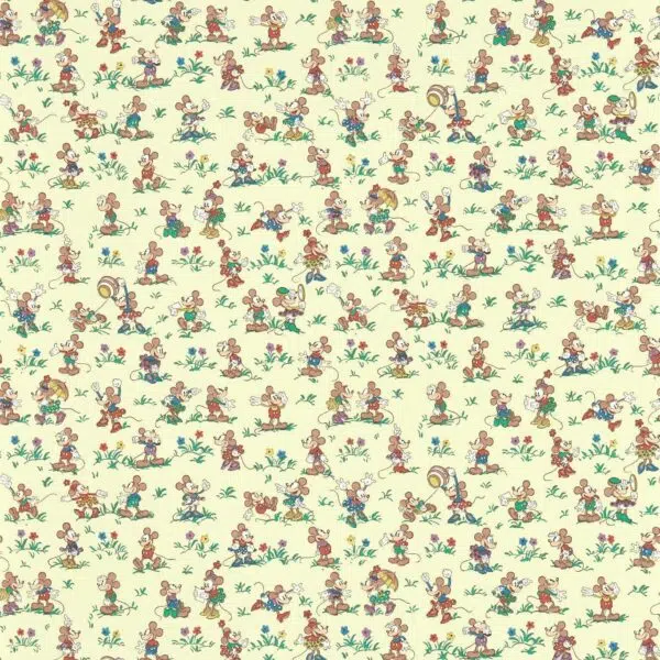 mickey & minnie wallpaper by disney x sanderson - Stillorgan Decor