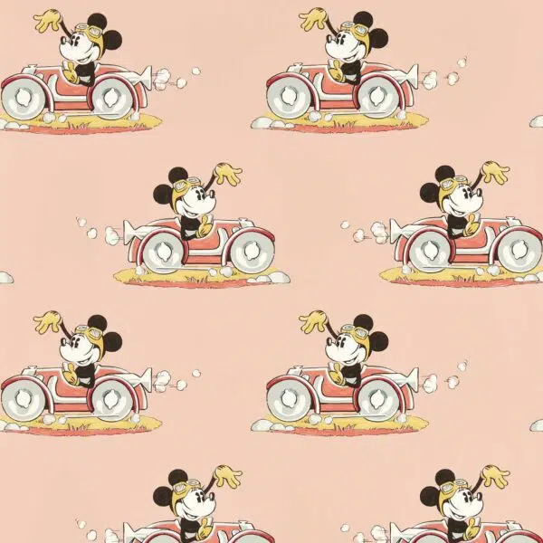 minnie on the move wallpaper by disney x sanderson - Stillorgan Decor