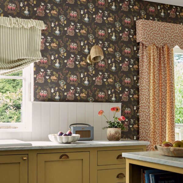 alice in wonderland wallpaper by disney x sanderson - Stillorgan Decor