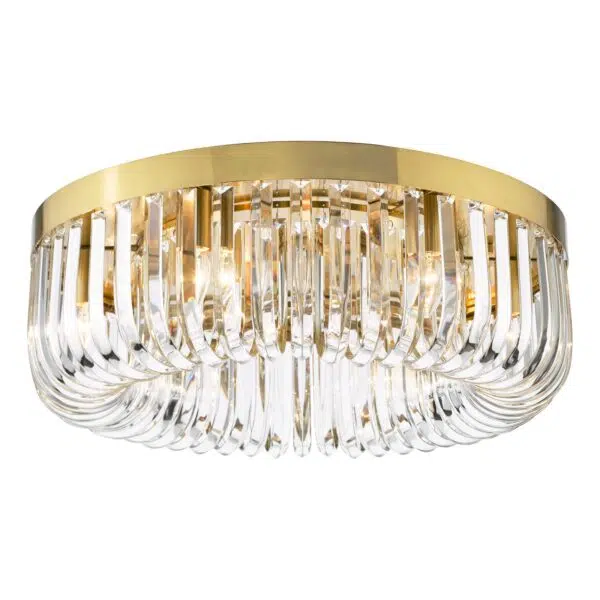 exquisite crystal flush light gold (Copy) - Stillorgan Decor