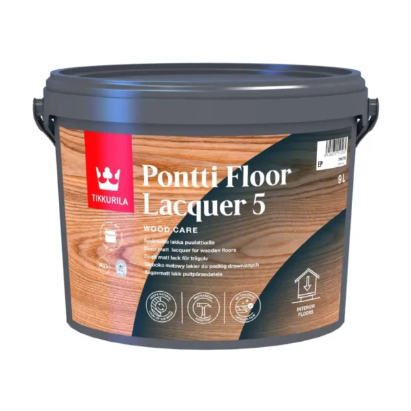 tikkurila pontti matt interior floor lacquer 5 - Stillorgan Decor
