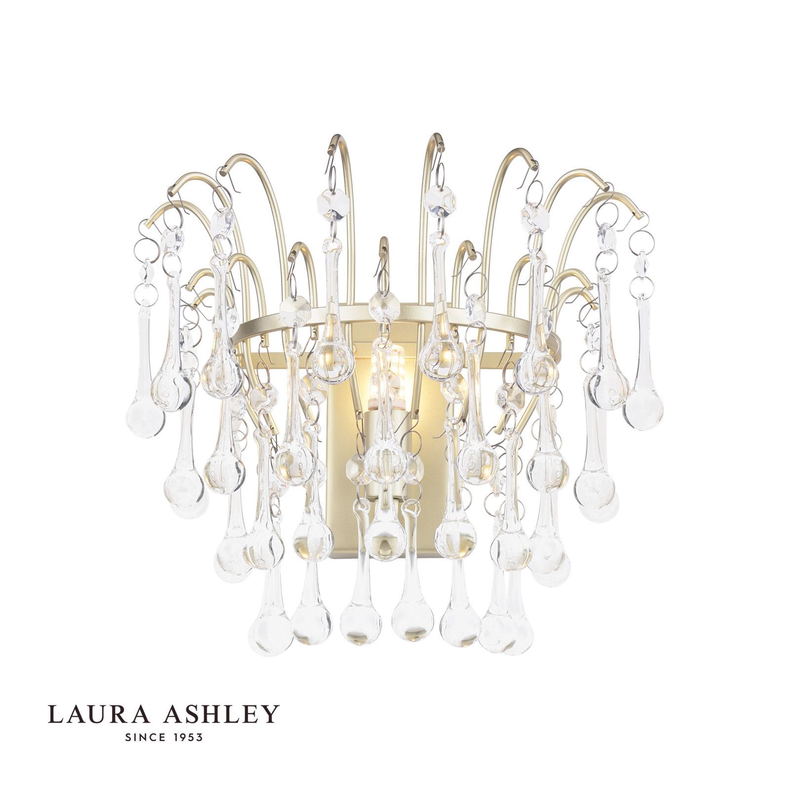 laura ashley Weidenwandluucht Satin Champagner a Kristall 1 laura ashley Weidenwandluucht Satin Champagner a Kristall - Stillorgan Decor