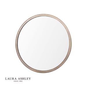 laura ashley harrington mirror antique brass and mirror 60cm - Stillorgan Decor