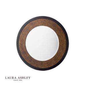 laura ashley cara mirror mottled bronze 60cm - Stillorgan Decor