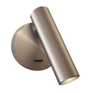 boutique led reading wall light satin nickel - Stillorgan Decor