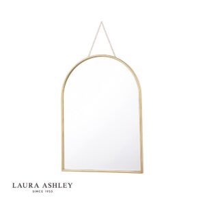 laura ashley roughton mirror polished brass 40 X 29cm - Stillorgan Decor