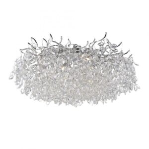 luxury 13 light crystal strand ceiling light - Stillorgan Decor