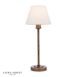 laura ashley denston table lamp antique bronze with shade - Stillorgan Decor