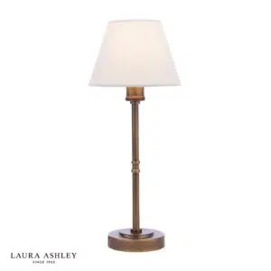 laura ashley denston table lamp antique bronze with shade - Stillorgan Decor