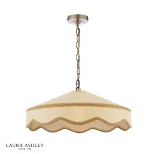 laura ashley buckenham pendant rattan ceiling light - Stillorgan Decor
