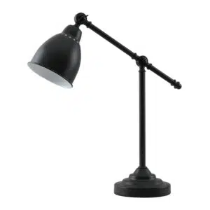 elegant table task lamp matt black - Stillorgan Decor