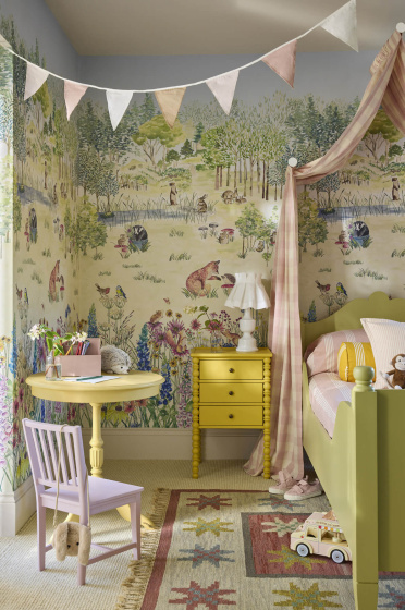 potter's woodland mural by little greene - Stillorgan Decor