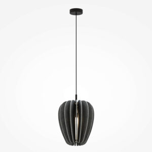 modern acoustic felt cambio pendant light black - Stillorgan Decor