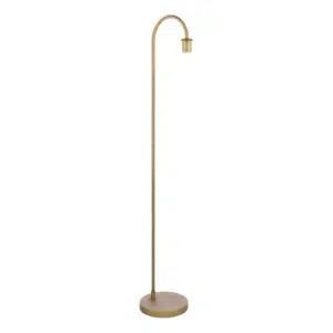 elegant j arm floor lamp aged bronze (base only) - Stillorgan Decor