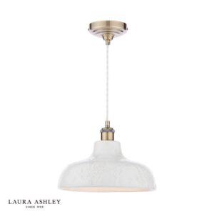 laura ashley pussywillow pendant white ceramic - Stillorgan Decor